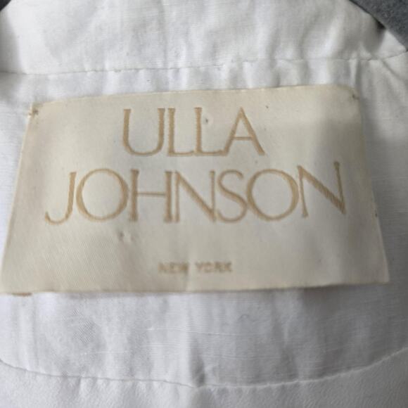 Ulla Johnson Blazer Womens Small White Linen Silk Jacket - Picture 8 of 11